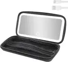 Rechargeable LED Travel Mirror with 3 Color Lights – Portable Makeup Mirror for