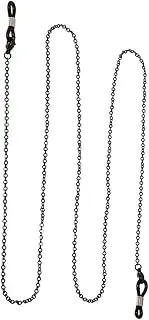 [VALICLUD] Stainless Steel Glasses Chain Lanyard 31' for Eyeglasses Neck Cord Women's Fashion Anti-slip Rubber Ends