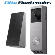 EZVIZ EP3x Pro 3MP/2K Wireless Smart Video Doorbell w Solar Panel