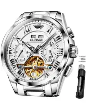 Watches for Men Automatic Skeleton Mechanical Luxury Cratch-Resistant Sapphir...