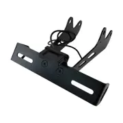 LED Light License Number Plate Frame Holder For Yamaha MT-09 SP 2024-2025 Black