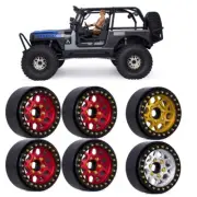4PCS 1.9" Beadlock Wheel Rims for 1/10 RC Crawler SCX10 II Capra TRX4 VS4-10 D90