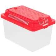 Aquarium Fish Tank Turtle Pet Transport Box Baby Mini Plastic Handheld