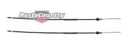 Holden Handbrake Cable REAR x2 HK HT HG Sedan Ute Wagon Van hand brake park