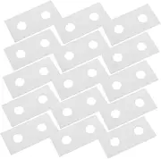 LIGHTAOTAO 400Pcs Coin Holders for Collectors Transparent Coin Clips Paper Organizer Collection Supplies