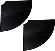 [HAMPPLIES] 2Sets Acrylic Wall Floating Shelves Versatile Storage for Kitchen Living Bathroom for Speakers Plants and Decorative Items