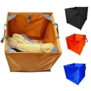 3 Color Nylon Folding Cube Rock Climbing Arborist Throw Line Rope Foldable Bag