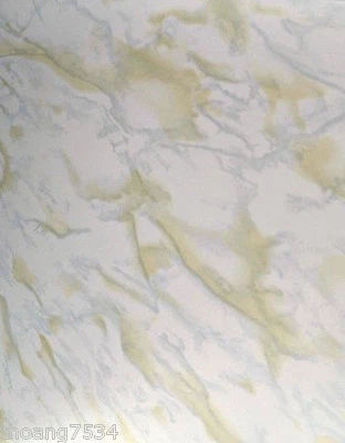 Gray Beige Blue Marble Self Adhesive Vinyl Contact Paper Shelf Drawer Liner