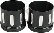 Stainless steel four exhaust pipes, 4" Slip-On Exhaust TIP End Caps For Screamin Touring