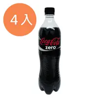 在飛比找蝦皮商城優惠-可口可樂 zero 零熱量 600ml (4入)/組【康鄰超