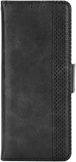 Samsung Galaxy Z Fold 2 5G Case [Wallet] [Clip Function] [Card Slots] [Magnetic Flip Cover] Compatible with Samsung Galaxy Z Fold 2 5G Smartphone (Black)
