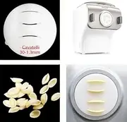 PASTADISC - Cavatelli Pasta Shape Disc, Italian Pasta Disc Fit For Philips Automatic Pasta & Noodle Maker, Disc Compatible With Philips Pasta Maker Attachment Kitchen Appliance