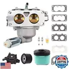 Carburetor for Briggs and Stratton 796227 V-Twin Engine Lawn Mower With Tune