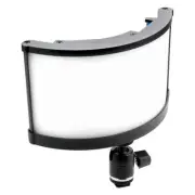 FACTOR Radius Mini Wide Angle Light- 4x9 in Curved Bicolor Dimmable Camera Light