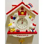 日本SANRIO HELLOKITTY 凱蒂貓 復古造型掛鐘