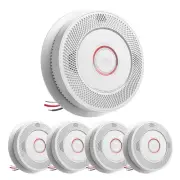 Hardwired Interconnected Smoke and Carbon Monoxide Detector, 10 Year Product ...