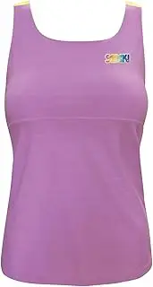 [Sasaki] DR7008O Women's Rhythmic Gymnastics, for Practice, Back Star Top (Loose Fit), Lilac