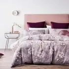 New Elysian Bloom Queen Quilt Cover Set from Logan & Mason Floral Lilac