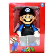 Super Mario Bros Mario Black Action Figure Anime Peripherals Model Doll Toys