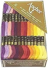 Cotton Stranded Thread skeins. Rainbow Colours Cross Stitch Threads Kit Crafts for Bracelets Floss, DIY Hair Rings, Glass Bottles Pack of 50 (25X2 )