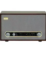 QFX RETRO-100 AM/FM Vintage Style Portable Bluetooth Radio