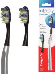 Colgate Infinity Deep Clean Manual Toothbrush Starter Kit, Soft Bristles Repl...
