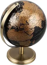 Decorative Desktop Earth Globe Vintage Rotating World Globe Stand Office and Home Decorative Ornament
