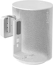 Vogel's SWM 4111 Speaker Wall Bracket for Sonos ERA 100, Max. 11 lbs (5 kg), Tiltable -30º/+30º, Swivels up to 70º (Left/Right), White, 1 Bracket