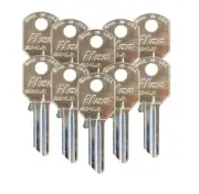 10-Pack ILCO S1041JA Blank Key for Steel Case