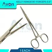 1 EA GRADE KELLY HEMOSTAT FORCEPS 5.5'' STR Locking Clamp Surgical Dental Instmt