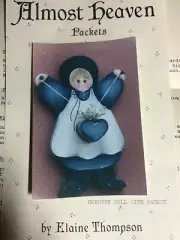 Country Doll with Basket Painting Pattern Packet by Elaine Thompson