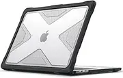 Fintie Case for MacBook Air 13.6 Inch A2681 (2022 Release) - Heavy Duty Rugged Hard Shell Cover with TPU Bumper 13.6'' M2 Chip Liquid Retina Display and Touch ID, Clear AMBN020EU