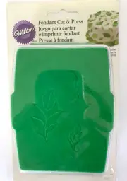 Wilton Fondant & Gum Paste Press Cut & Press ROSE LEAF 1907-1300