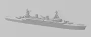 Jeanne D' Arc - French Navy - Wargaming - Axis & Allies - Naval Miniature - Tab