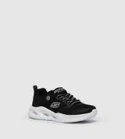 SKECHERS Sola Glow Shoe - Light Up - Black/Pink - Kids