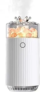 Oil Diffuser Salt Lamp - 240ml Ultrasonic Humidifier - 7 Colors Changing Scent Lamp Diffuser for Fragrance Oil Blends