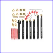 Ultimate 21Pcs Machining Kit - Indexable Turning Tools with Carbide Inserts