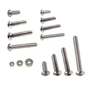M3 M4 M5 Hex Button Cap Head Socket Screws Bolt Allen Stainless Steel Nuts 1000x
