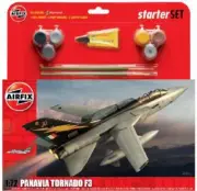 1/72 Panavia Tornado F3 Fighter Large Starter Set w/paint & glue
