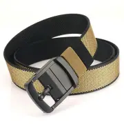 Rotating Buckle Reversible Adjustable Nylon Belt Youth Unisex Casual Canvas Wove