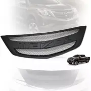 MATTE BLACK FRONT NET MESH LOGO GRILL GRILLE FOR MAZDA BT 50 BT-50 PRO 2012-19