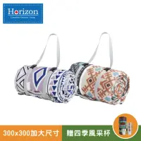 在飛比找momo購物網優惠-【Horizon 天際線】300x300cm防水加厚鋪棉野餐