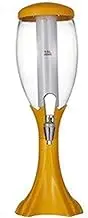 Beverage Containers 1.5L/50.7OZ Beer Tower, Drink Tower with LED Lights and Ice Tube, Keep Beverages Ice Cold, Drink Dispenser for Wine/Cocktails Gift
