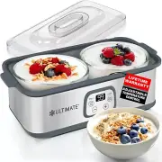 Probiotic Yogurt Maker Adjustable Temperature Time Control, Lifetime Warranty