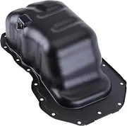 Slakerbe Engine Oil Pan,PE07-10-400A Engine Oil Pan Sump with Drain Plug Compatible with Mazda 3 2.0L 2.5L 2.3L 2012-2013