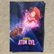 Rare Invincible Atom Eve Embossed Art Poster Amazon Prime SD Comic Con 2023