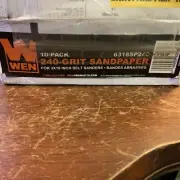 WEN 6318SP240 240-Grit 3 x 18-Inch Sanding Belt Sandpaper (10 Pack)