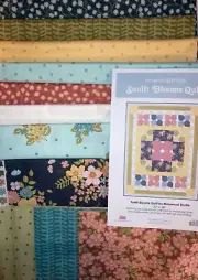 Maywood Sunlit Blooms Quilt Fabric Kit 52” x 68”