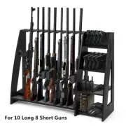 Gun Display Rack Freestanding Indoor Gun Rack for Shooting & Hunting Range AU