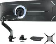 17-57 Inch Ultrawide Monitor Arm and TV Desk MountUp to 59.4 Lbs Premium Alumi